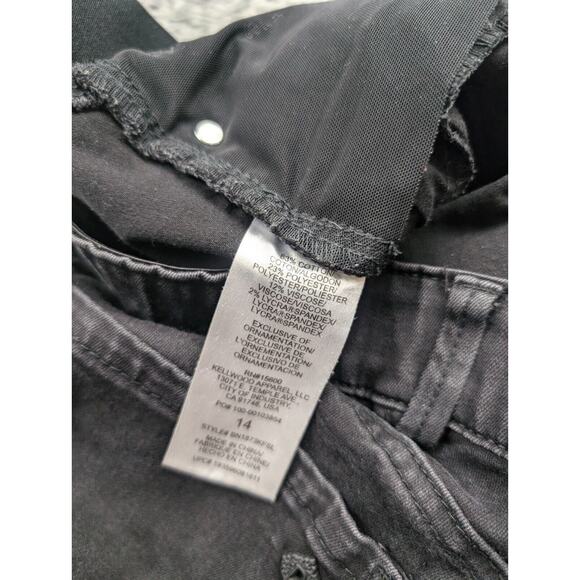 Democracy Jeans Womens 14 Black Ab Technology Skinny Stretch Normcore Casual - Picture 5 of 10